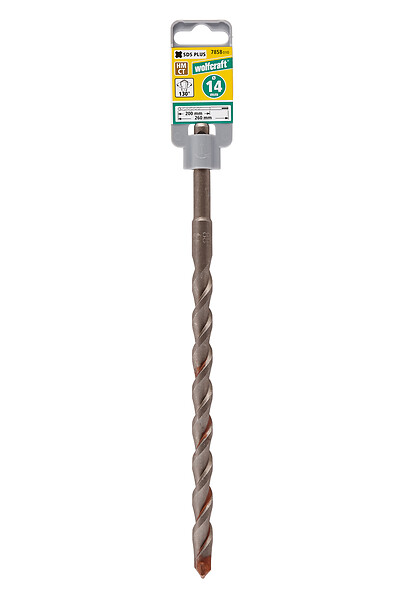 WOLFCRAFT - 1 Foret pour perforateur SDS+ D14.0x260mm - large