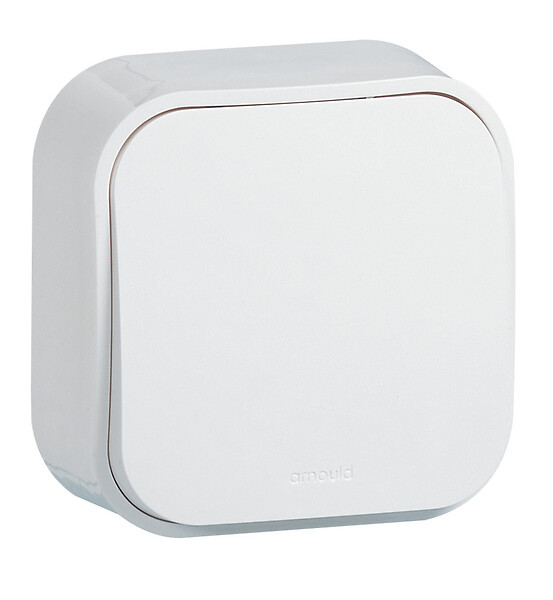 ARNOULD - Interrupteur ou va-et-vient saillie Profil Eco - blanc - large