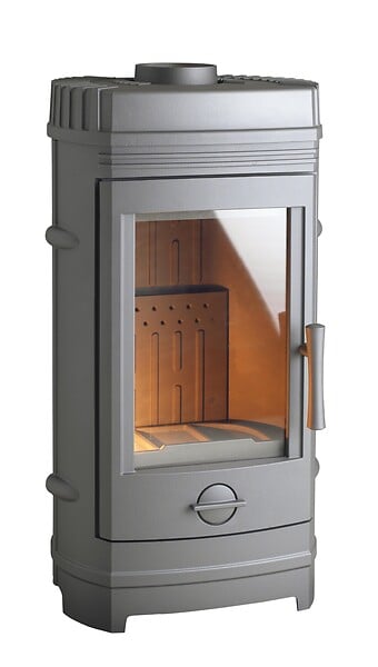 INVICTA - Poêle à bois Cassine - Fonte - Anthracite - 10kW - large