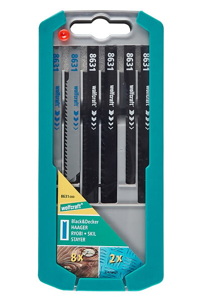 WOLFCRAFT - 1 Coffret Lames SS B&D. 10 pcs - large