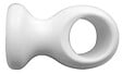 MOBOIS - 1 SUPPORT MONOBLOC COURT A OEIL 42MM AXE/MUR D.20mm LAQUE BLANC - vignette