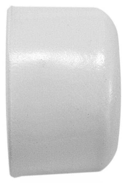 MOBOIS - 2 embouts de fermeture tringle à rideaux, diam. 16mm métal blanc - large