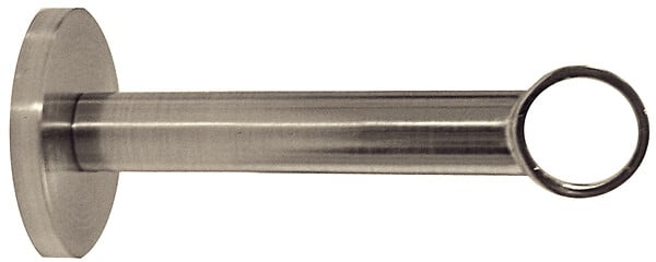 MOBOIS - Support de tringle, oeil métal diamètre 16mm chrome brossé - large
