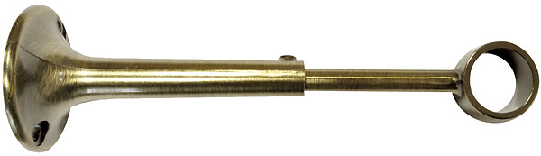 MOBOIS - Support de tringle, long à oeil métal diamètre 20mm laiton vieilli - large