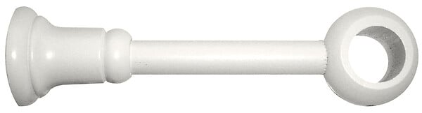 MOBOIS - 1 SUPPORT A OEIL RECOUPABLE 85-180MM AXE/MUR D.28mm LAQUE BLANC - large