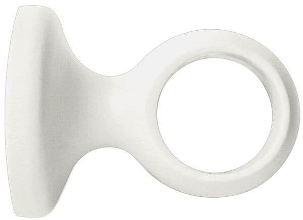 MOBOIS - 1 SUPPORT MONOBLOC COURT A OEIL 50MM AXE/MUR D.28mm LAQUE BLANC - large