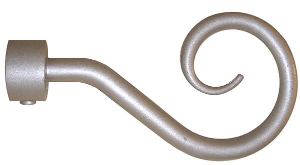 MOBOIS - Embout tringle à rideaux, crosse diamètre 20mm nickel - large