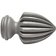 MOBOIS - Embout tringle à rideaux, baroque diamètre 28mm bois granit - vignette