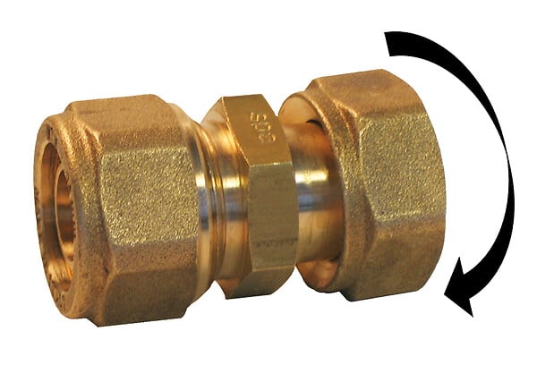 NOYON & THIEBAULT - Raccord pour tube PER à compression D.12mm F. 3-8 - large