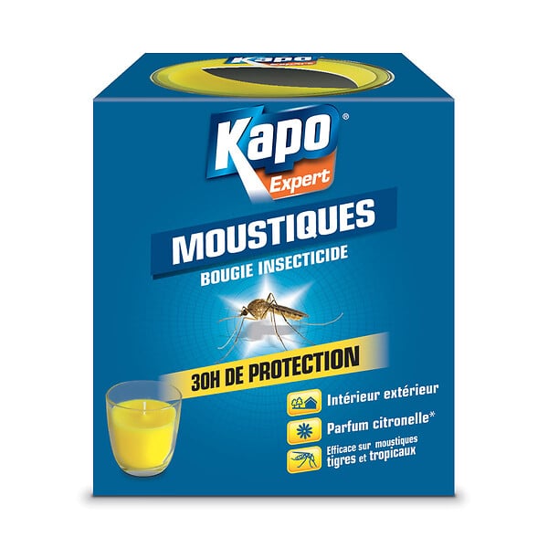 KAPO - Insecticide Moustiques Bougie 125g - large