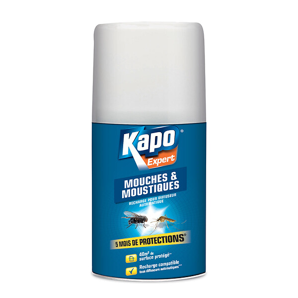 KAPO - Insecticide Mouches-Moustiques Recharge aérosol 250ml - large