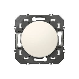 LEGRAND - Poussoir simple dooxie 6A 250V finition blanc - sachet - large