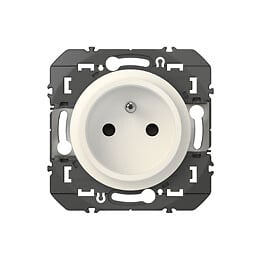 LEGRAND - Prise de courant easyréno 2P+T faible profondeur dooxie 16A blanc - large