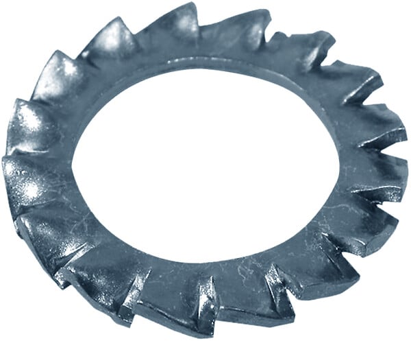 COTEKA - 30 rondelles à entretoises acier zingué 12mm - large