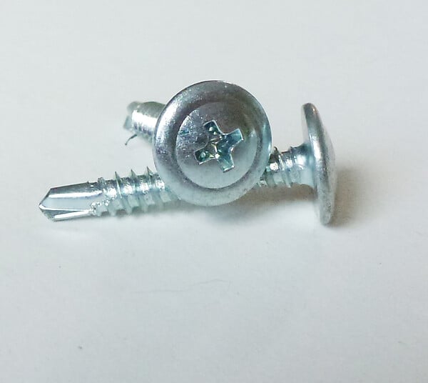 COTEKA - 18 vis acier zingué tête cylindrique pozidriv 4.2x19mm - large