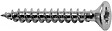COTEKA - 30 vis agglo acier tête fraisée pozidriv 4x16mm - vignette