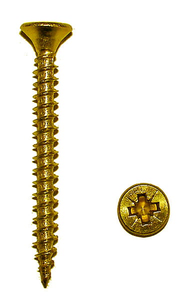 COTEKA - 50 vis agglo acier tête fraisée pozidriv 3,5x20mm - large