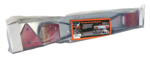 XLPTOOLS - Rampe de signalisation pour remorque - 1m - large