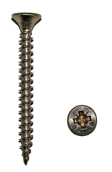 COTEKA - 10 vis aggloméré tête fraisée pozidriv inox A2 4x50mm - large
