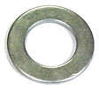 COTEKA - 100 rondelles étroites acier zingué 10mm - vignette