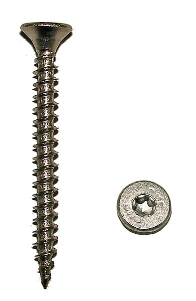 COTEKA - 200 vis aggloméré tête fraisée torx A4 5x60mm - large