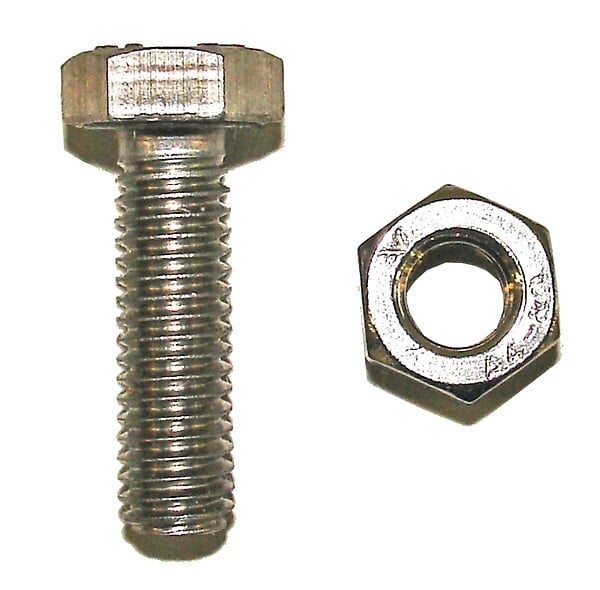 COTEKA - 15 boulons tête hexagonale inox A4 4x20mm - large