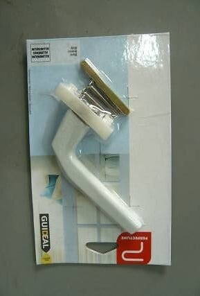 PERFECTLINE - Ensemble bouton double chantier en aluminium blanc - large