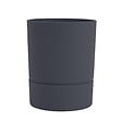 EDA - Pot de fleurs rond Aquaduo de 13 cm gris anthracite - vignette