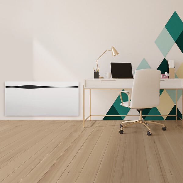 CHAUFELEC - Radiateur à inertie en fonte Elfi - Blanc - 2000W - large