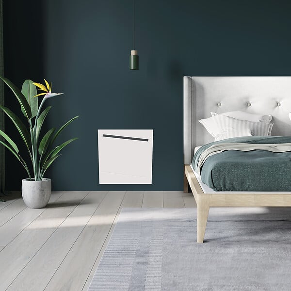 CHAUFELEC - Radiateur à inertie Hera - Fonte - Blanc - 1000W - large