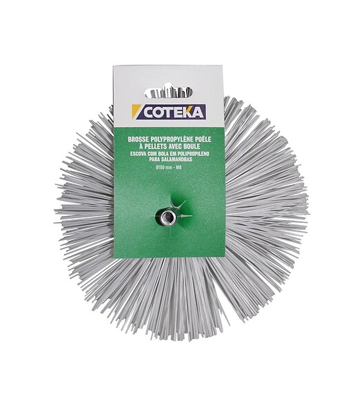 COTEKA - Brosse pellet diametre 180 -fixation m8 - large