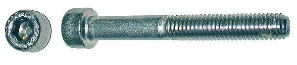 COTEKA - 6 vis métaux acier zingué 6 pans 5x30mm - large
