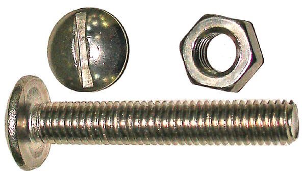 COTEKA - 10 boulons poêlier inox A2 6x20mm - large