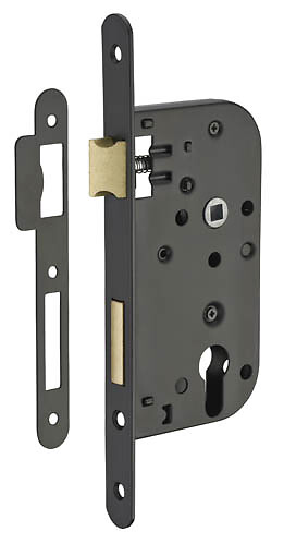COTEKA - Boitier serrure encastrer axe 50mm cylindre réversible - large