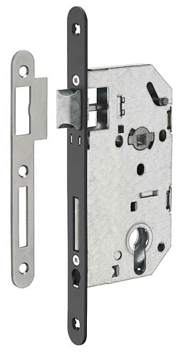COTEKA - Boitier serrure encastrer axe 50mm cylindre réversible - large