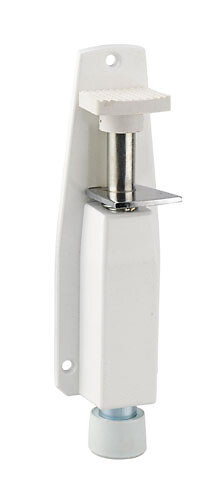 COTEKA - Arrêt de porte hauteur 150mm laqué blanc - large