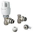 SOMATHERM FOR YOU - Kit radiateur robinet thermostatique equerre 15/21 - vignette