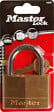 MASTER LOCK - Cadenas à clé laiton massif 60mm anse d.9xh.30mm 5 goupilles - vignette