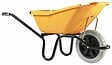 HAEMMERLIN - Brouette Pick Up 110l Jaune Roue Increvable Racing - vignette