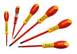 STANLEY - Tournevis isoles 1000v elec + pozi + testeur x6pc - vignette