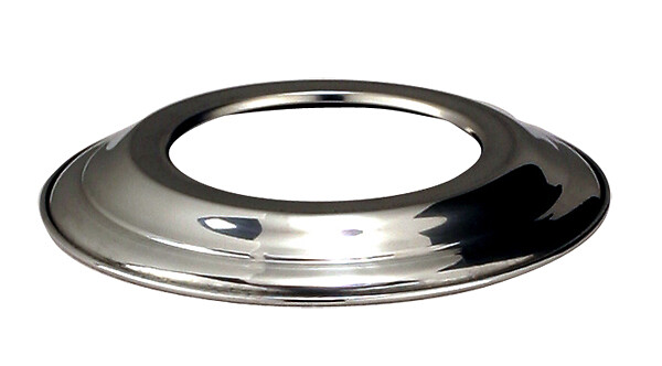 Rosace aluminium diamètre 112mm - large
