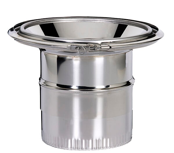 DISTRIWEST - Raccord pour conduit émaillé diamètres 230-150mm - large