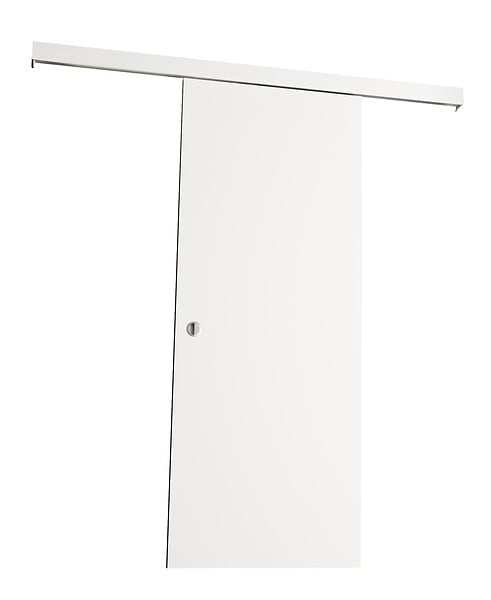 TECNOPROFILS - Kit porte coulissante en applique prépeinte 204x83cm - large