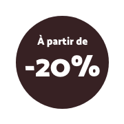 À partir de -20%
