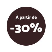 À partir de -30%