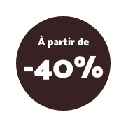 À partir de -40%